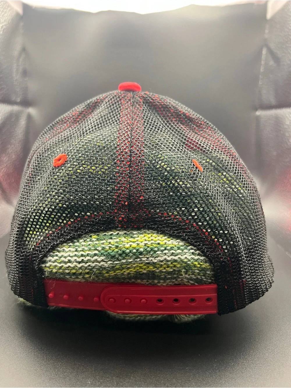 Pendleton Whisky “Lat’er Buck” Red Mesh Trucker Baseball Cap Hat